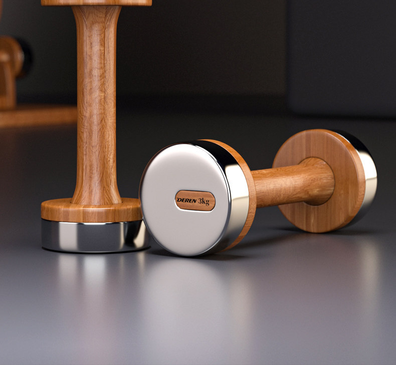 Home Gym Dumbbell Set - Регулируемый набор гантелей из дерева и