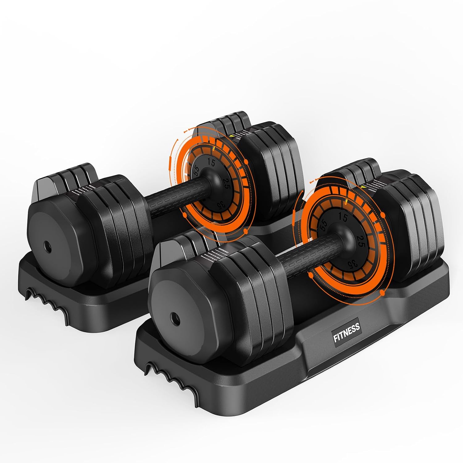 Home Gym Dumbbell Set - Набор регулируемых гантелей, 25/55 фунтов, пара