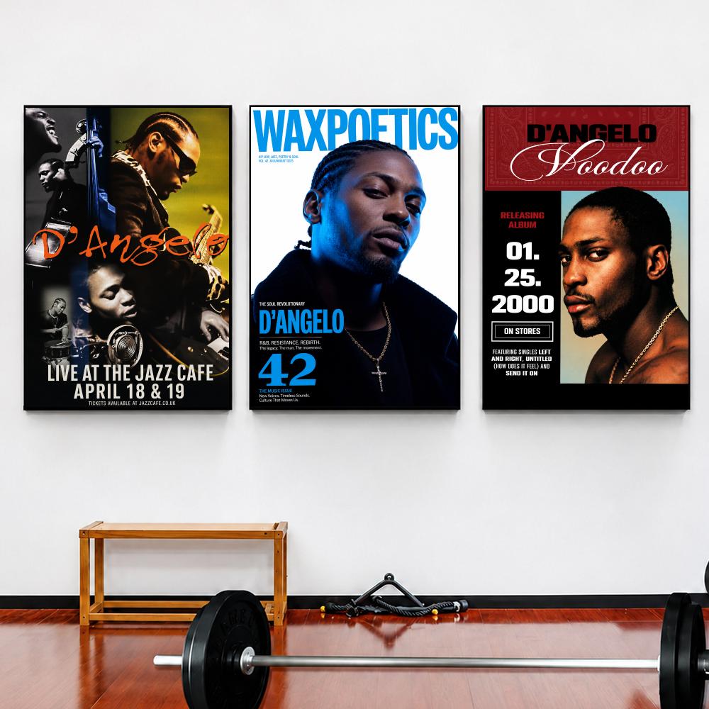 Постер с изображением певца Д- – обзор и цена Home Gym Icon